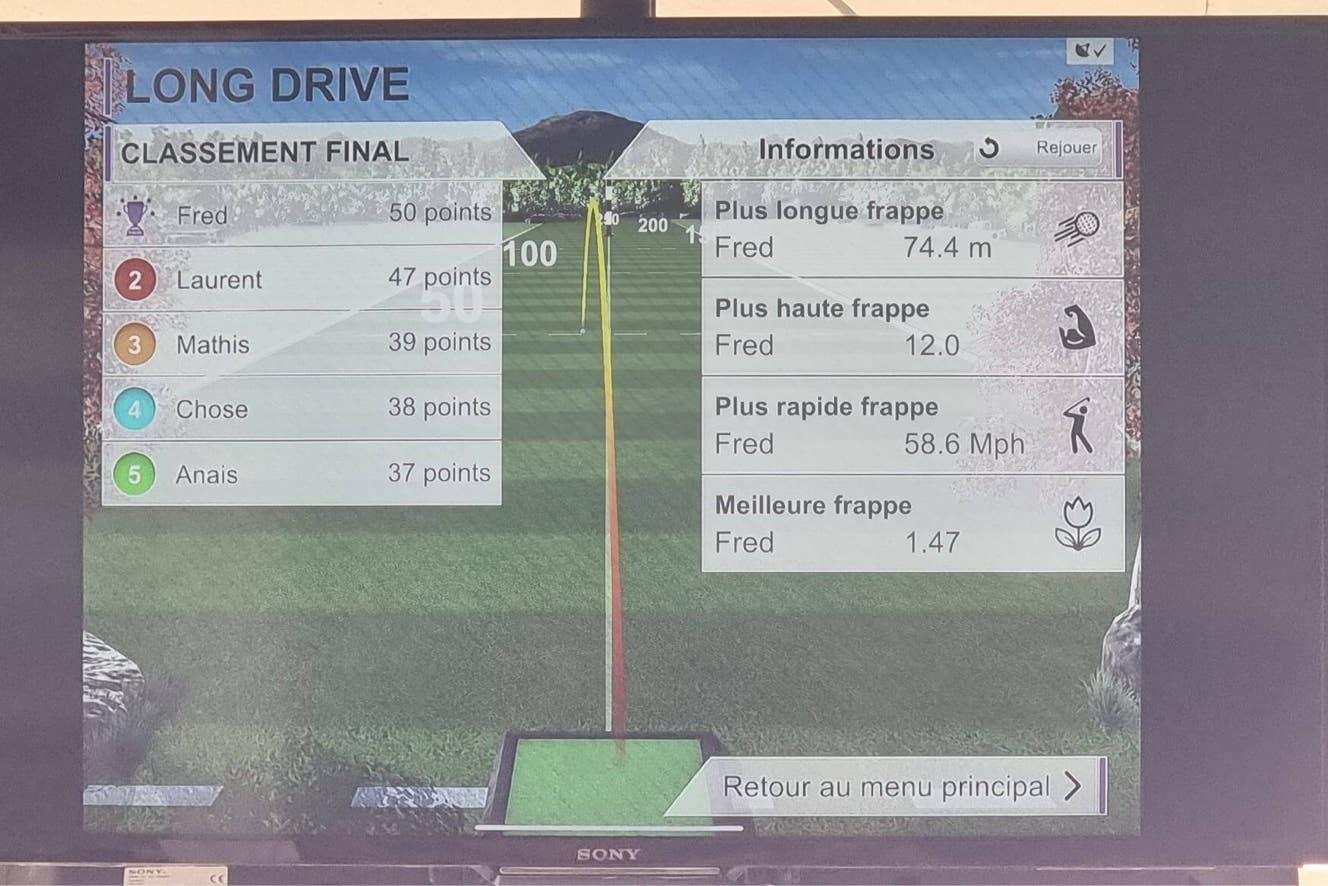 golf interactif