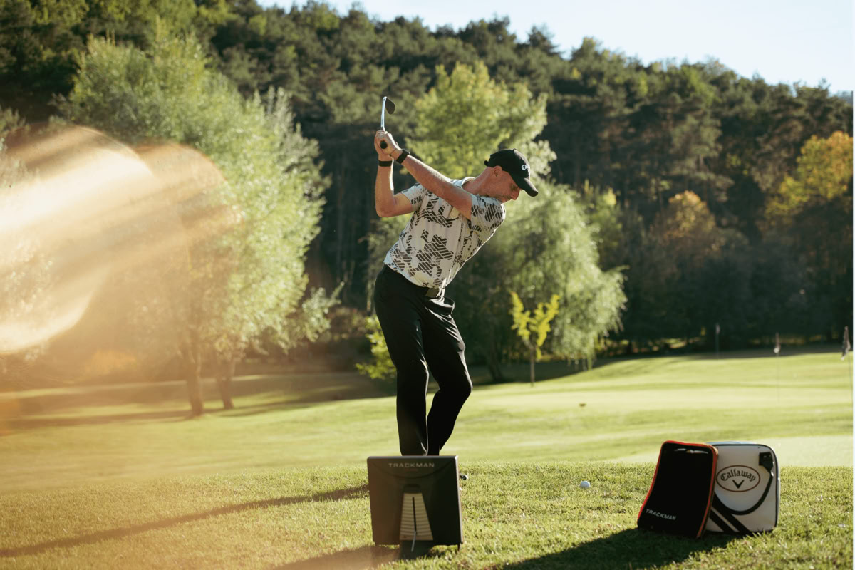 Cours de Golf avec notre PRO, équipé du Trackman